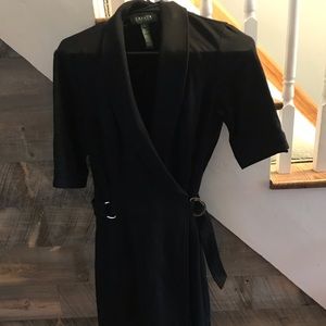 Ralph Lauren black size 4 wrap dress.  Like new